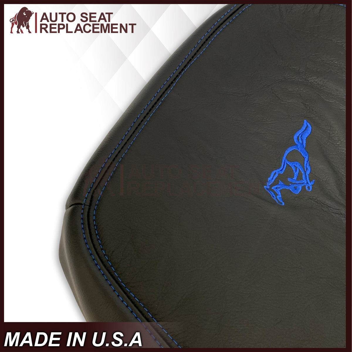 1999-2004 Ford Mustang GT Convertible: Design Your Mustang Seat Covers – Pick a Color, Add Your Logo