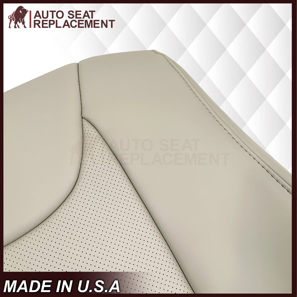 2010-2015 Lexus RX350 RX450H Replacement Synthetic Leather Seat Covers: Tan Perforated