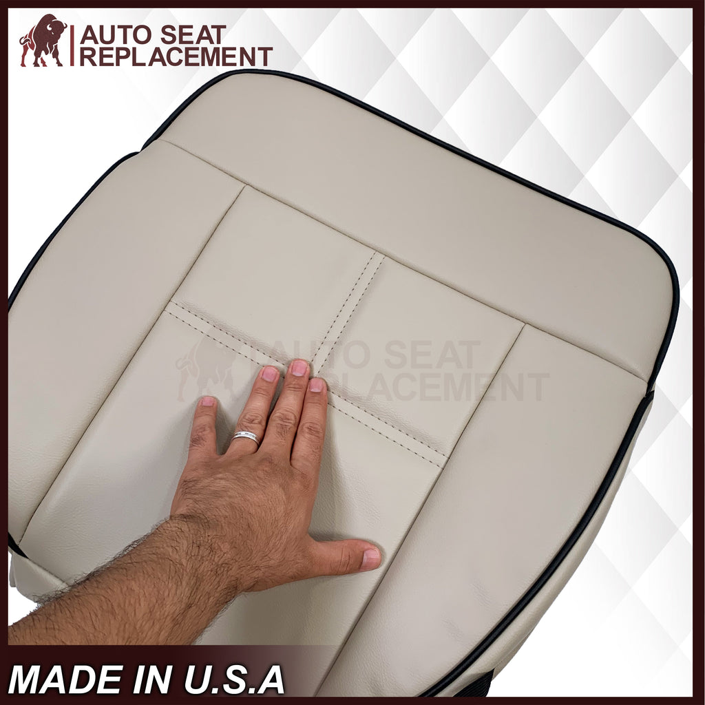 2006 2007 2008 Lincoln Mark LT Front Replacement Seat Covers in Medium Light Parchment Tan: Choose From Variants