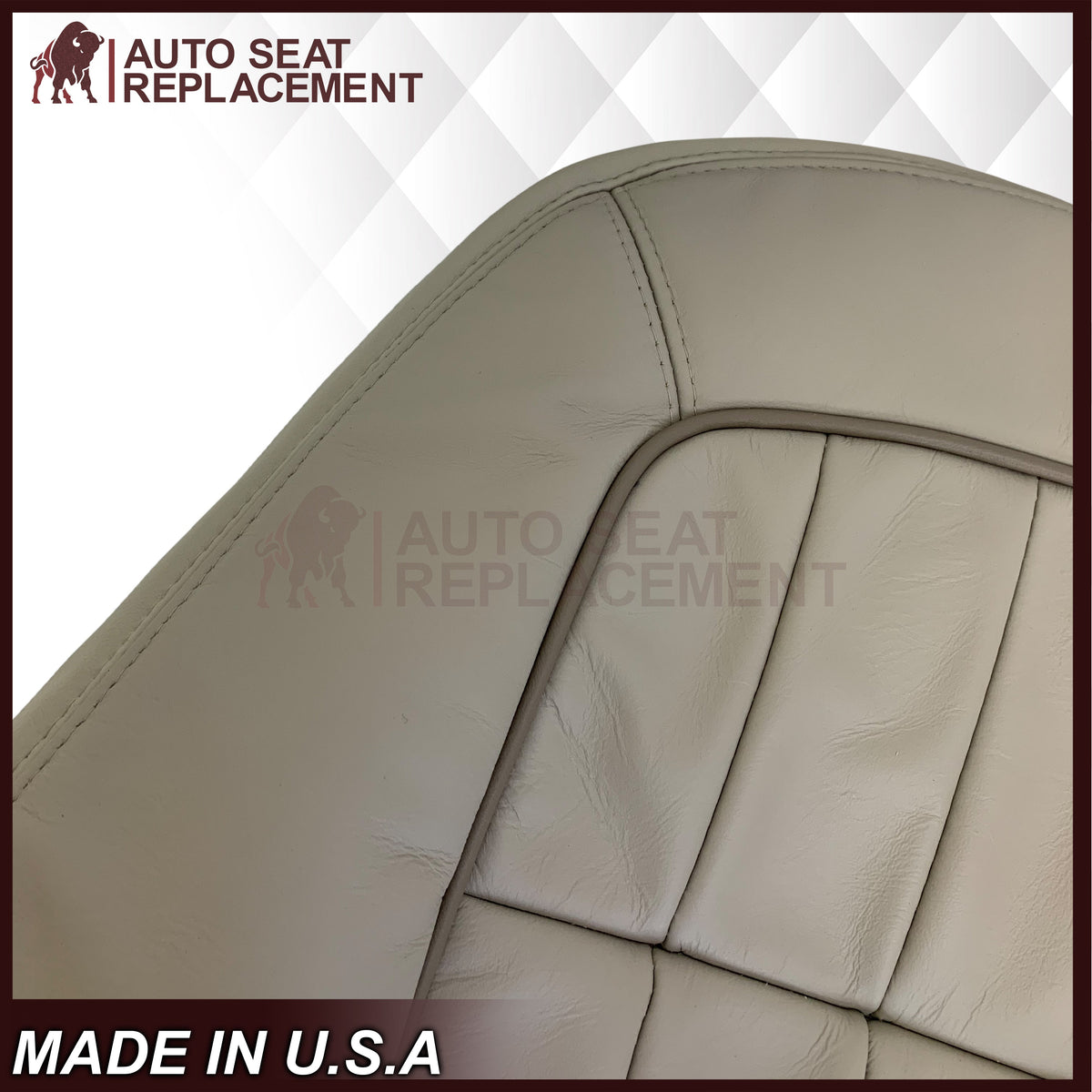 1997 - 2003 Jaguar XJ8, XJ6 4-Door L6 Genuine Leather OR Synthetic Leather Seat Covers In Oatmeal (Beige)