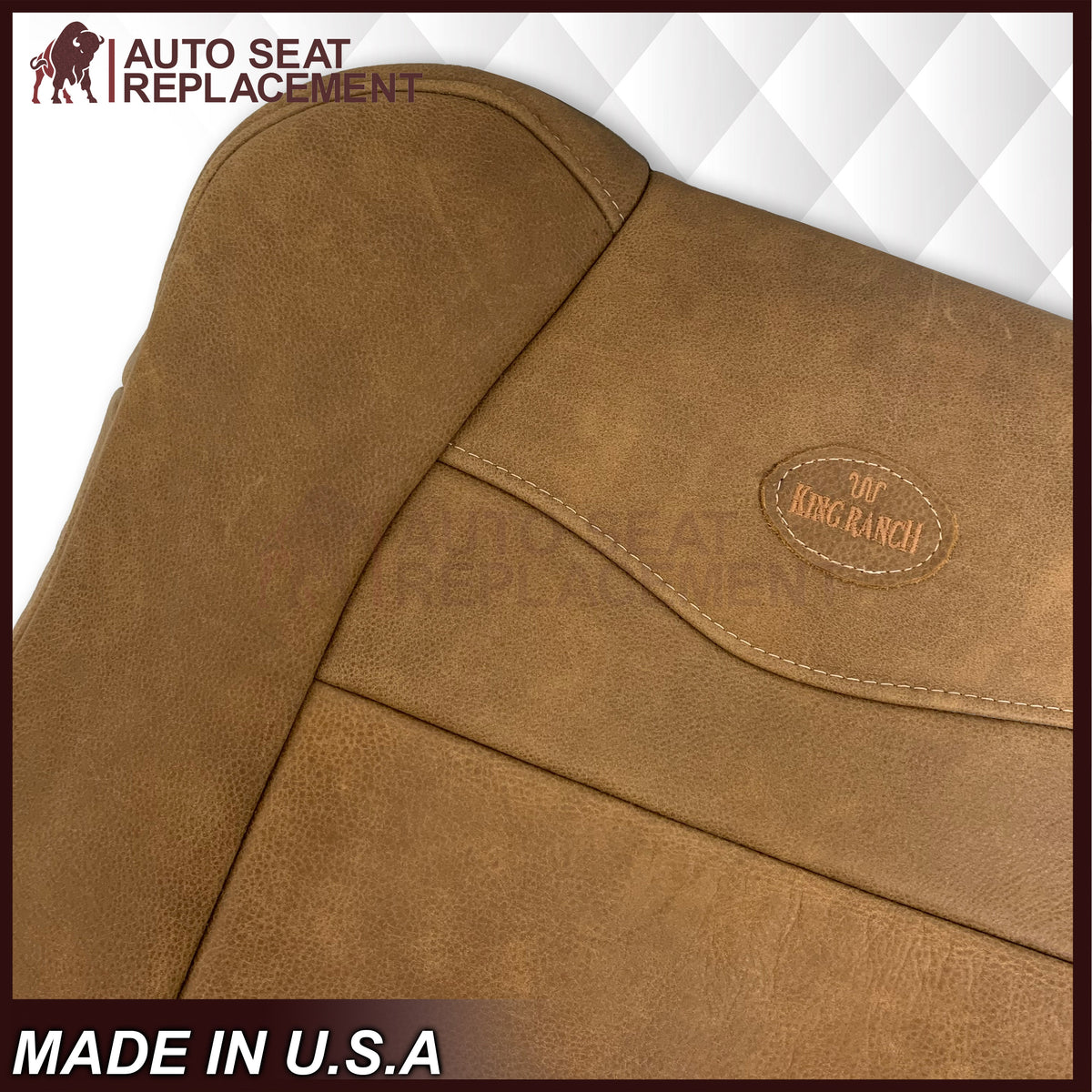 2001 2002 2003 Ford F150 King Ranch Cowhide GENUINE LEATHER Seat Covers