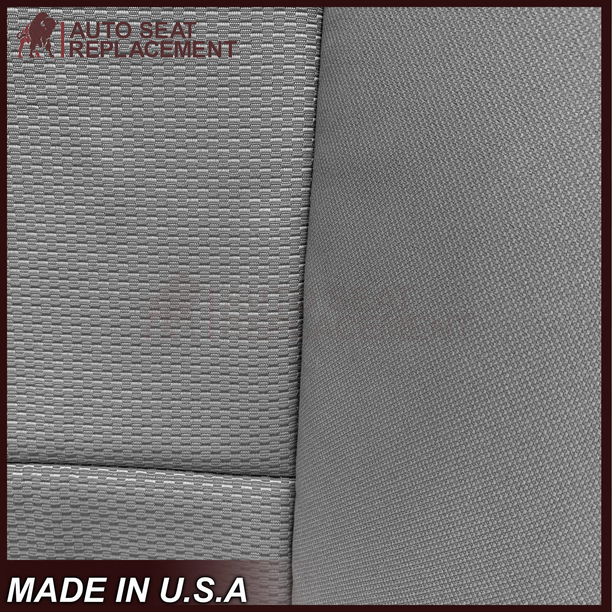 2014-2019 GMC Sierra W/T Base Work Truck Replacement Cloth Seat Cover: Gray