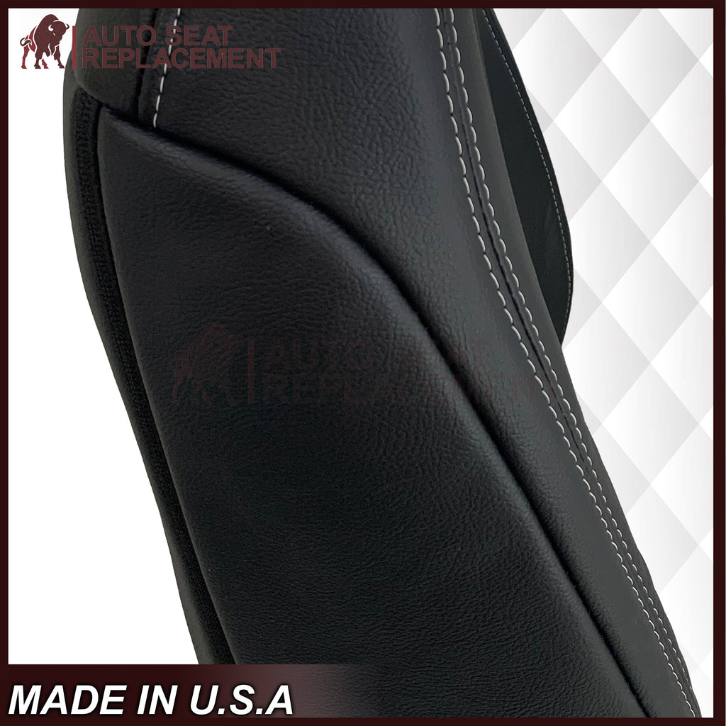 2017-2021 Ford F250 XLT Replacement Seat Covers In Charcoal Black
