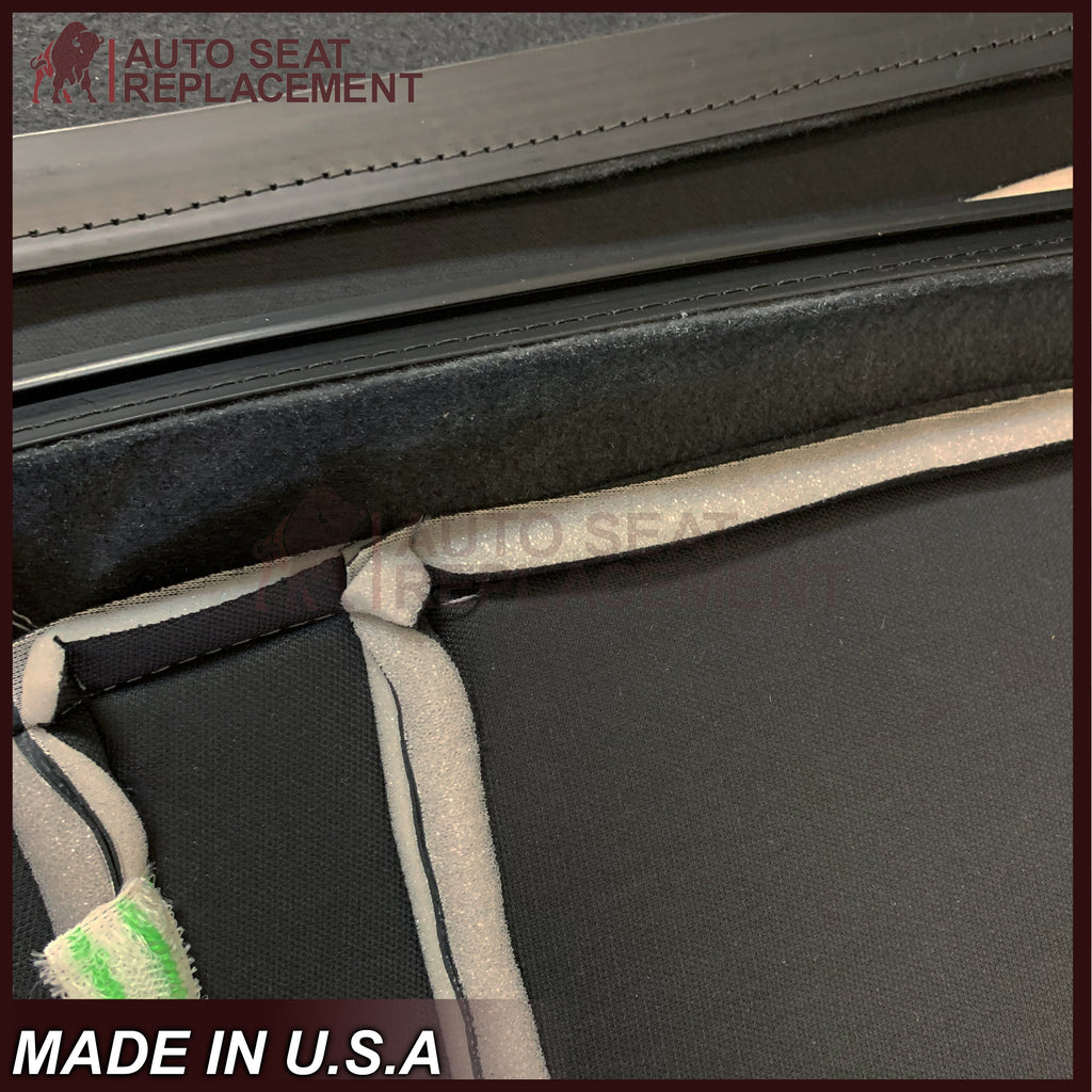 2005-2015 Nissan Titan Second Row Driver and Passenger Side Top and Bottom Seat Covers in Black : Choose from the variants