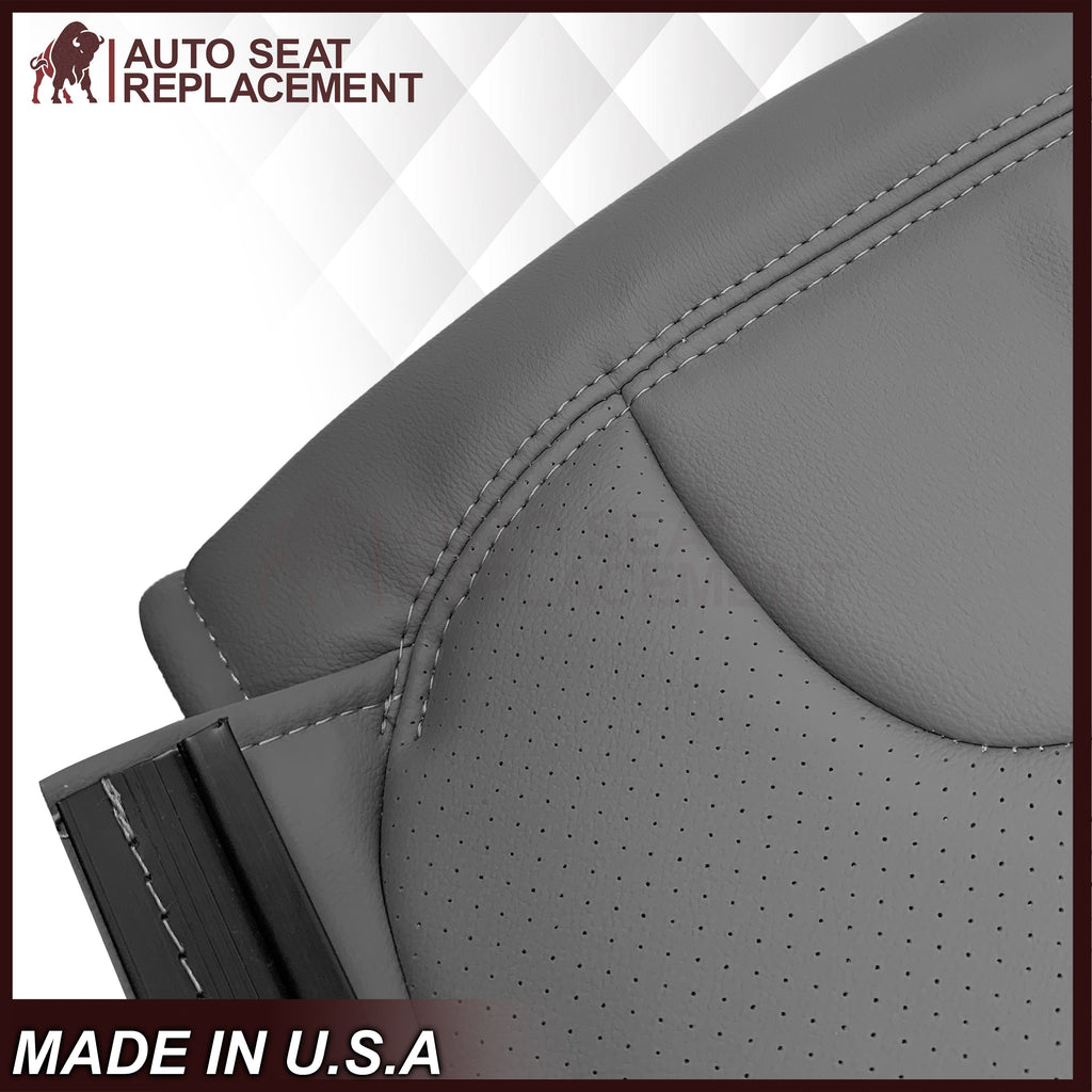 1992 - 1996 Ford Bronco Eddie Bauer Synthetic Leather Seat Cover In Gray