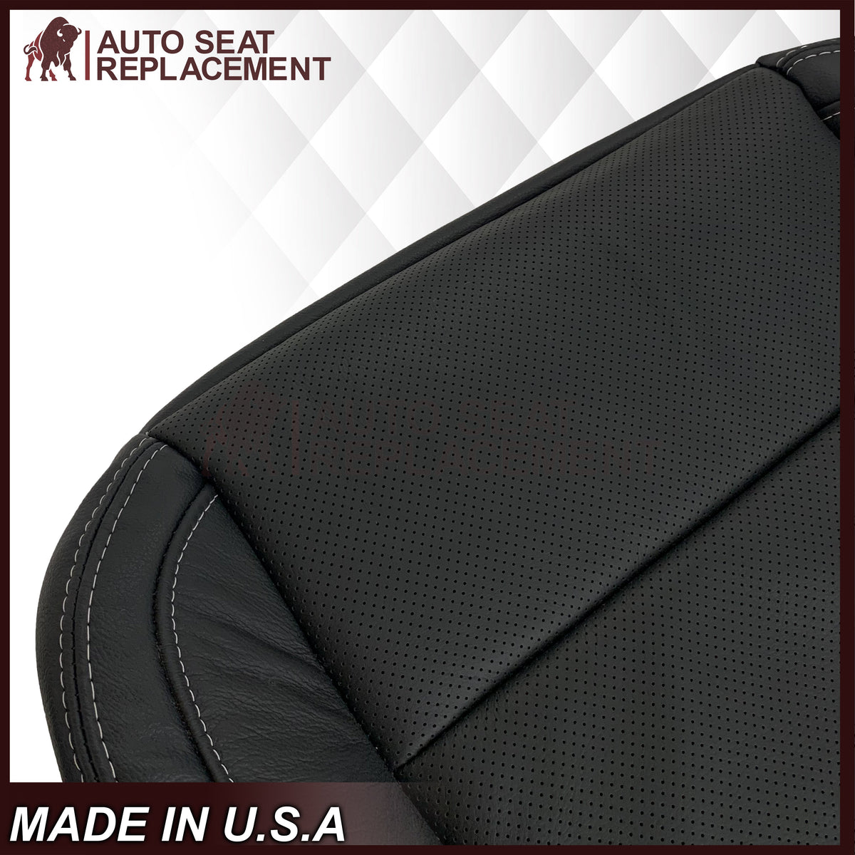 2017-2021 Ford F250 XLT Replacement Seat Covers In Charcoal Black
