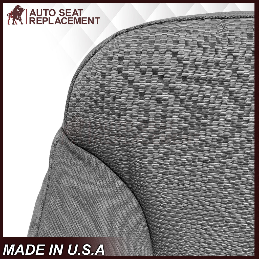 2014-2019 Chevy Silverado LS LT Z71 Replacement Cloth Seat Cover: Gray