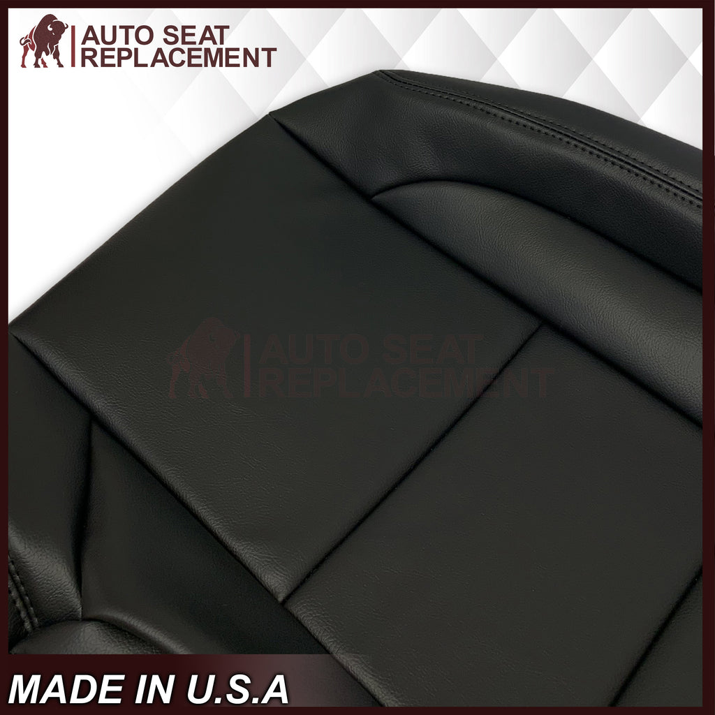 2005-2015 Nissan Titan Driver and Passenger Side Top and Bottom Seat Covers in Black : Choose from the variants