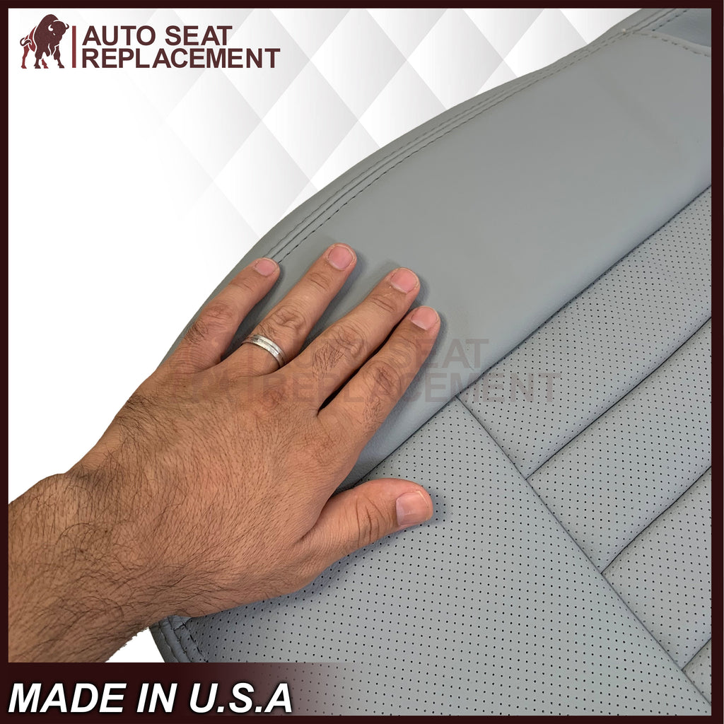 2003 2004 Lincoln Navigator Replacement Seat Covers in Gray: Choose Genuine Leather or Vinyl