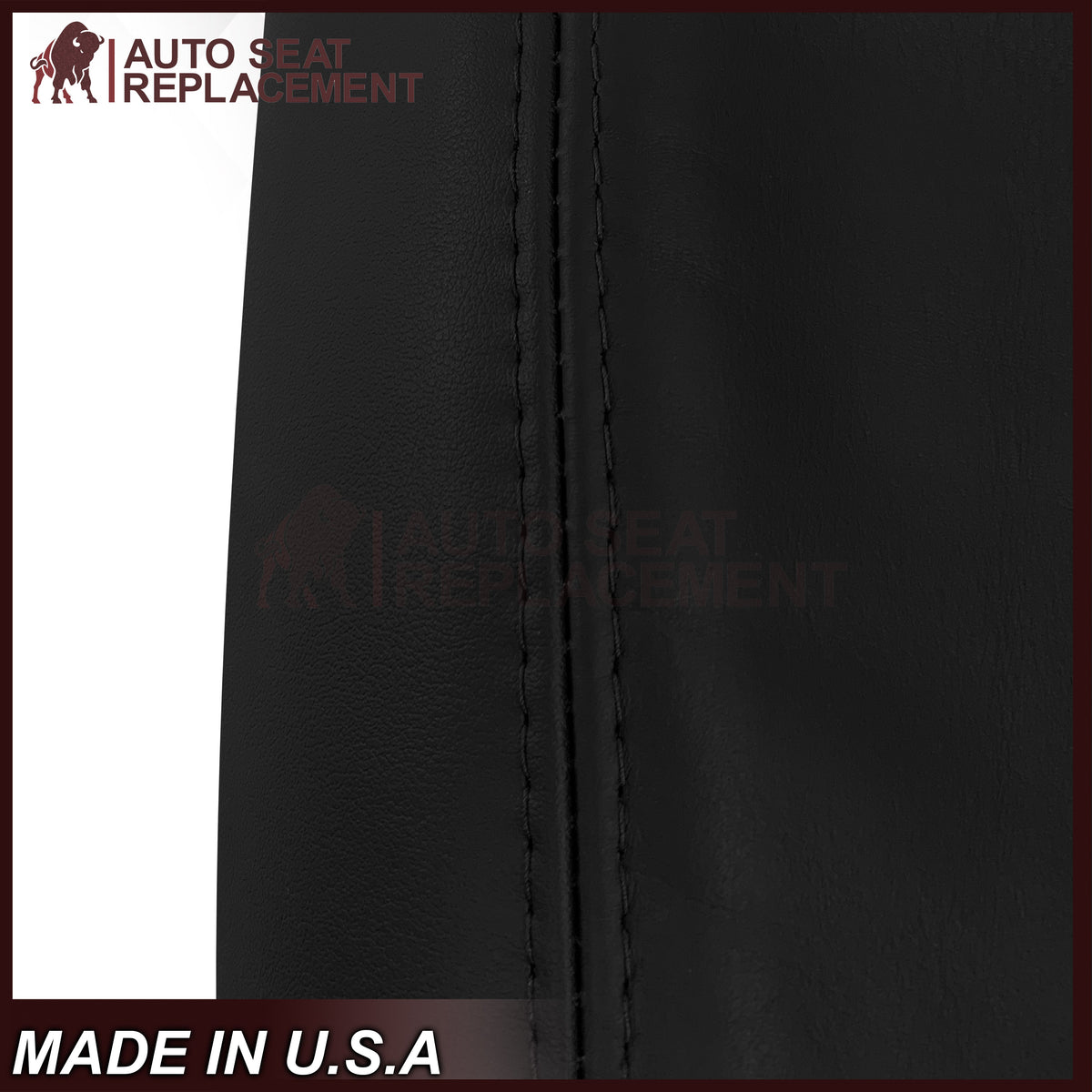 2003 - 2007 Hummer H2 SUV SUT Adventure LEATHER Seat Cover: Ebony Black