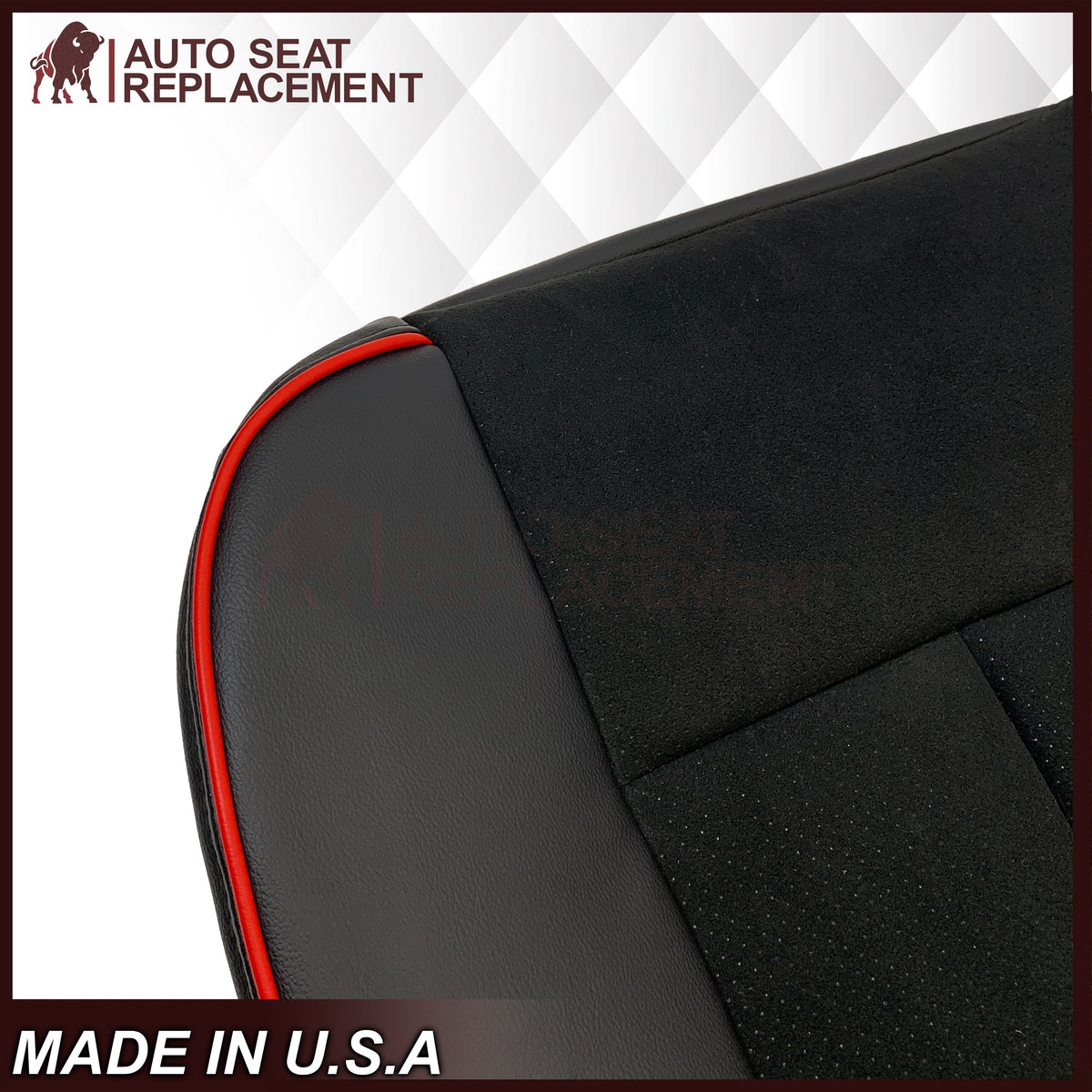 2013–2014 Ford F-150 FX4 Appearance Package Black Seat Cover with Suede Insert