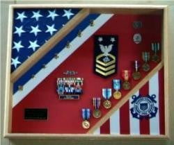 United States Coast Guard Flag Display Case, USCG Gift