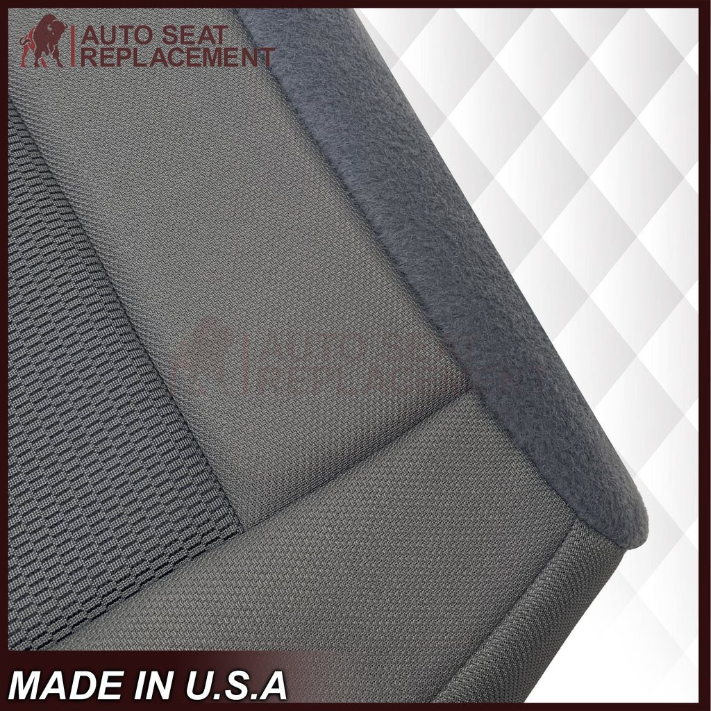 2003-2007 Ford F250 F350 Lariat Seat Cover in Medium Flint Gray Cloth Fabric