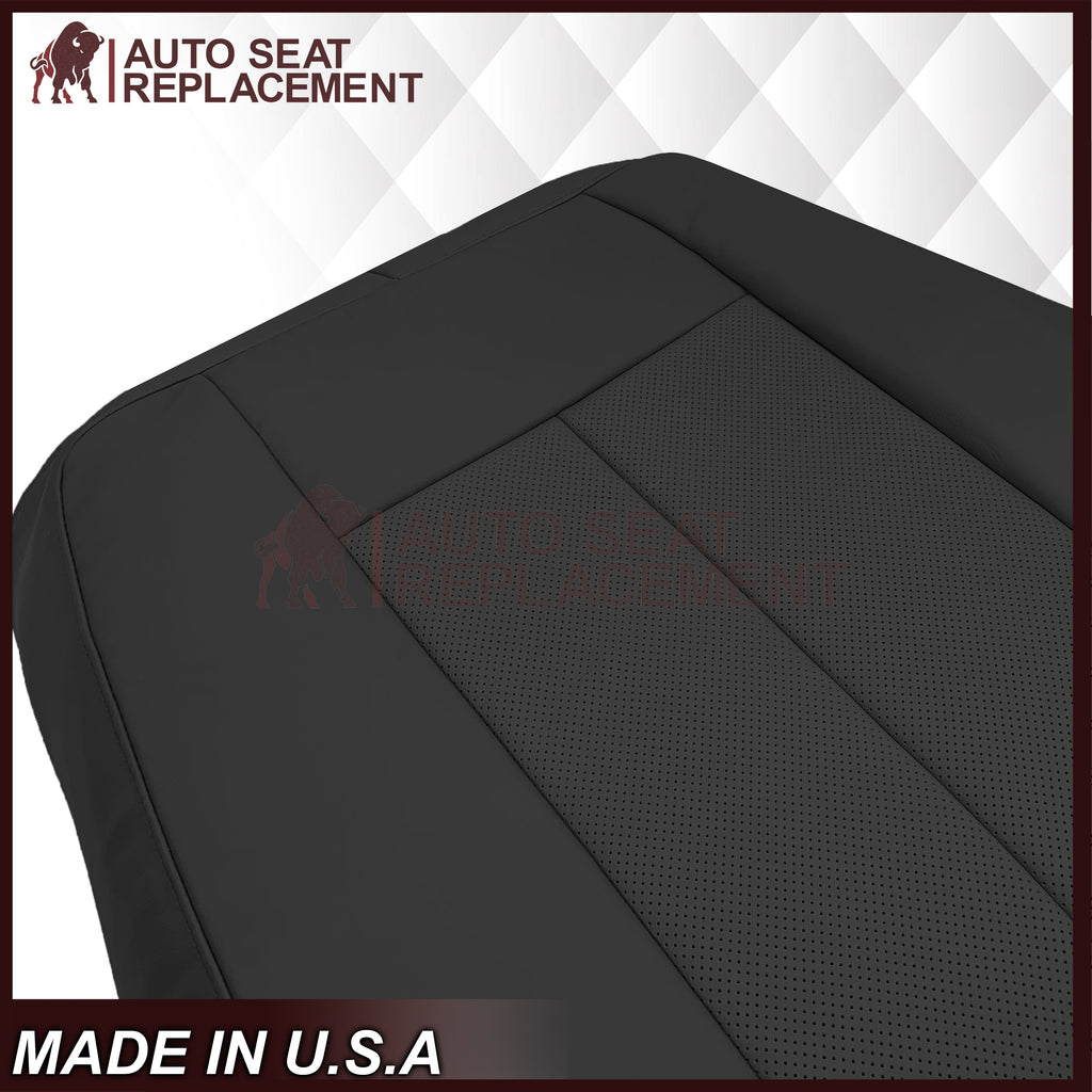 2007-2014 Ford Expedition Perforated Replacement Seat Cover In Black