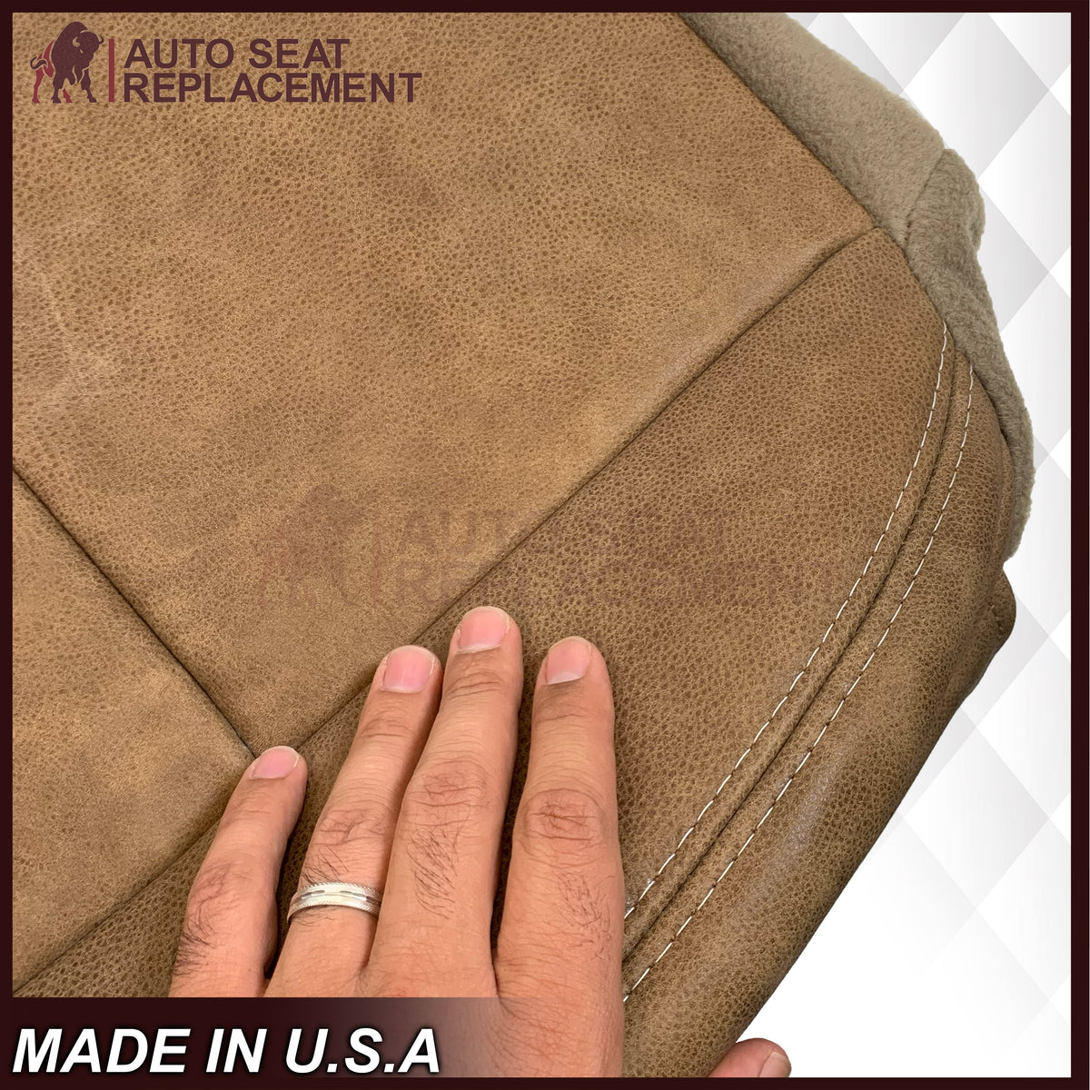 2005 2006 2007 2008 Ford F150 King Ranch New Front GENUINE LEATHER Seat Covers