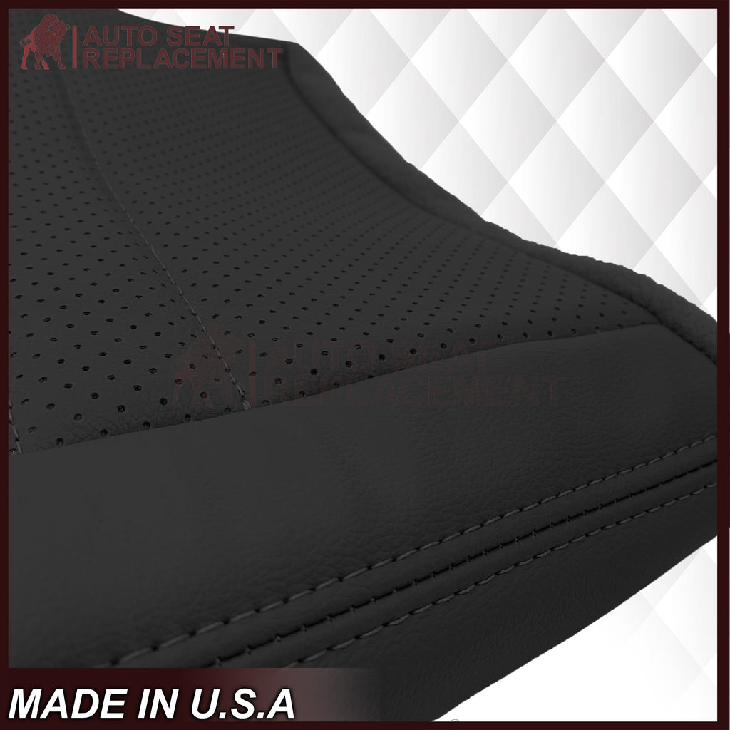 1999-2004 Ford Mustang GT Convertible Replacement Seat Cover in Dark Charcoal Black: Choose From Variation