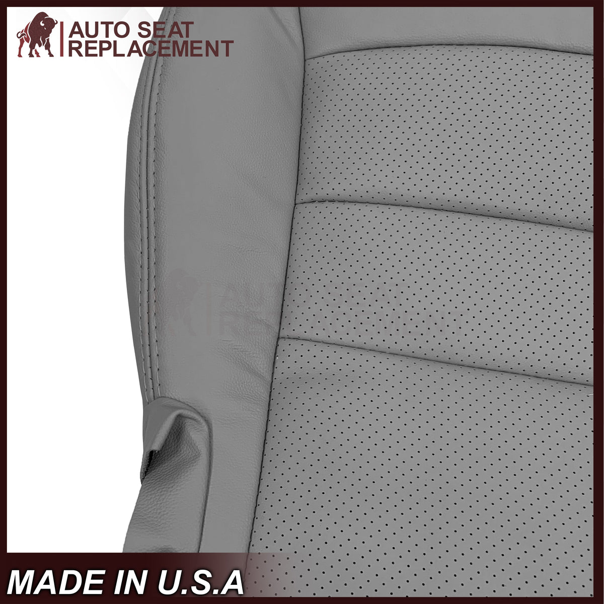 2005-2013 Chevy Corvette Replacement Seat Covers: C6 Gray Perforated