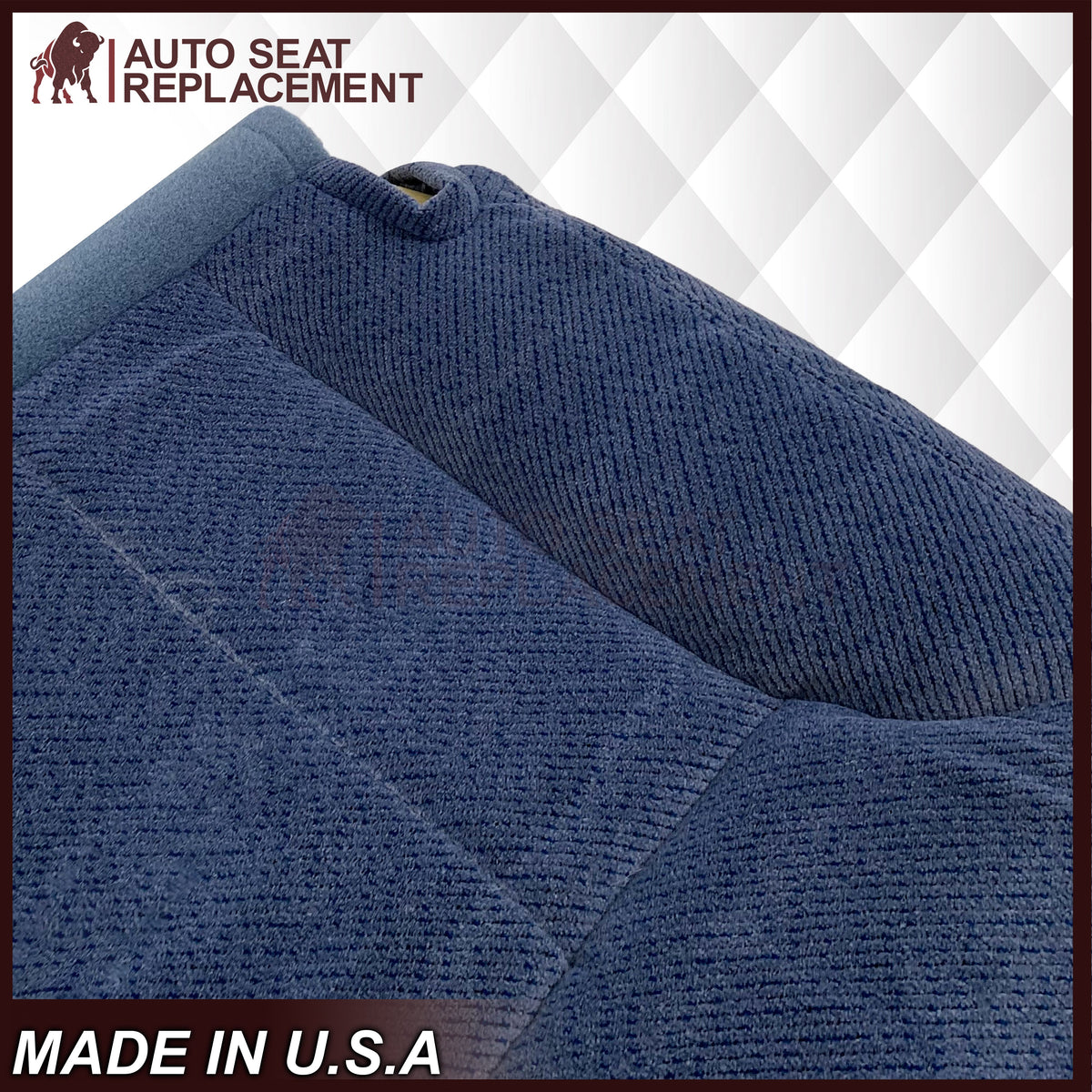 1995-1999 Chevy Tahoe Suburban Silverado Replacement Cloth Seat Cover in Navy Blue: Choose your options