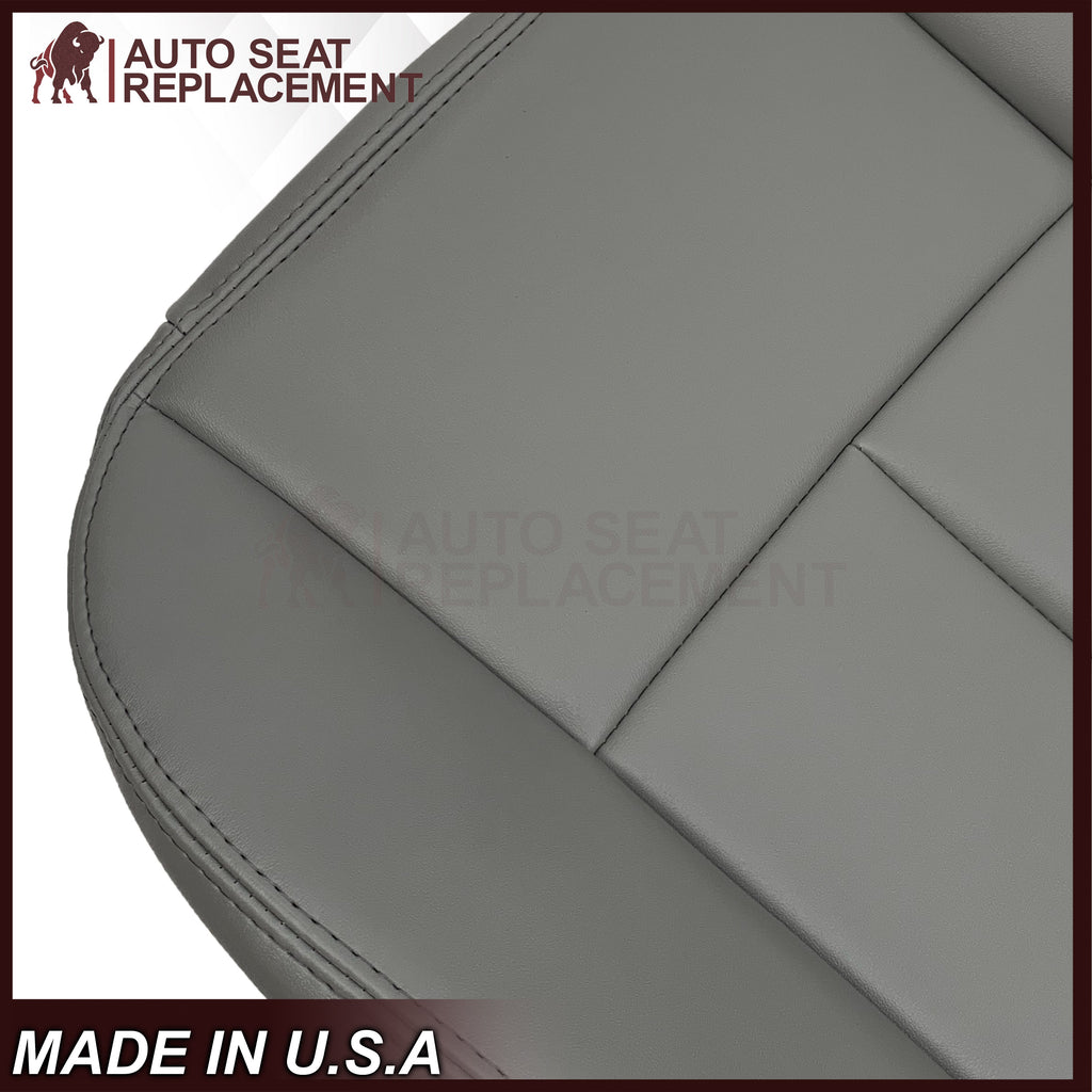 2004-2007 Buick Rainier Leather Replacement Seat Cover In Light Gray
