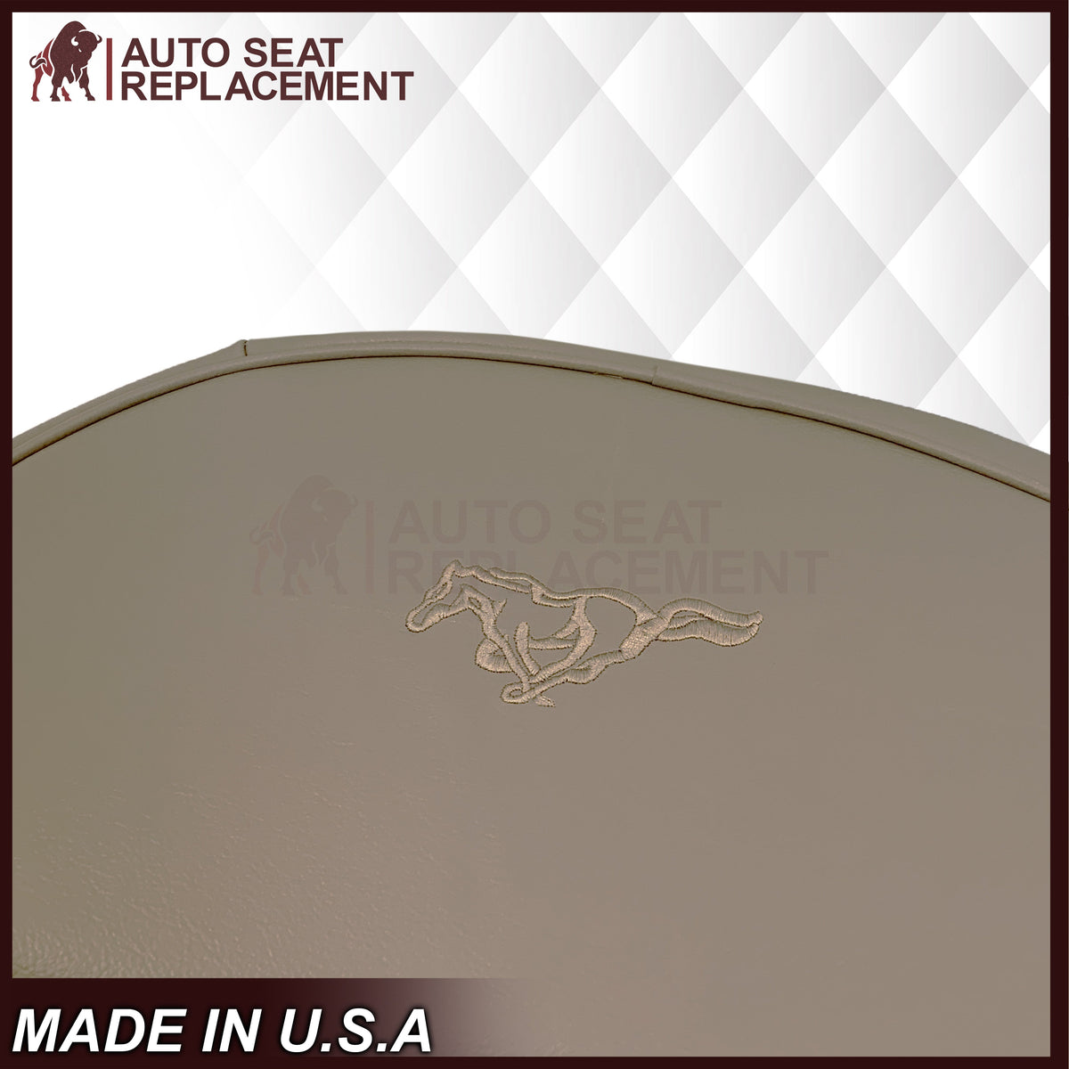 1999-2004 Ford Mustang V6 Replacement Seat Cover In Medium Parchment Tan: Choose From Variation