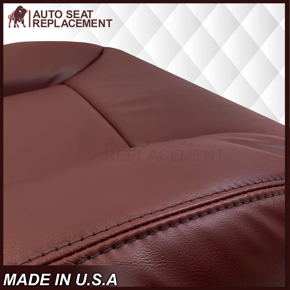 1995 1996 1997 1998 1999 Chevy Silverado LT LS Z71 Vinyl Seat Covers In Ruby Red