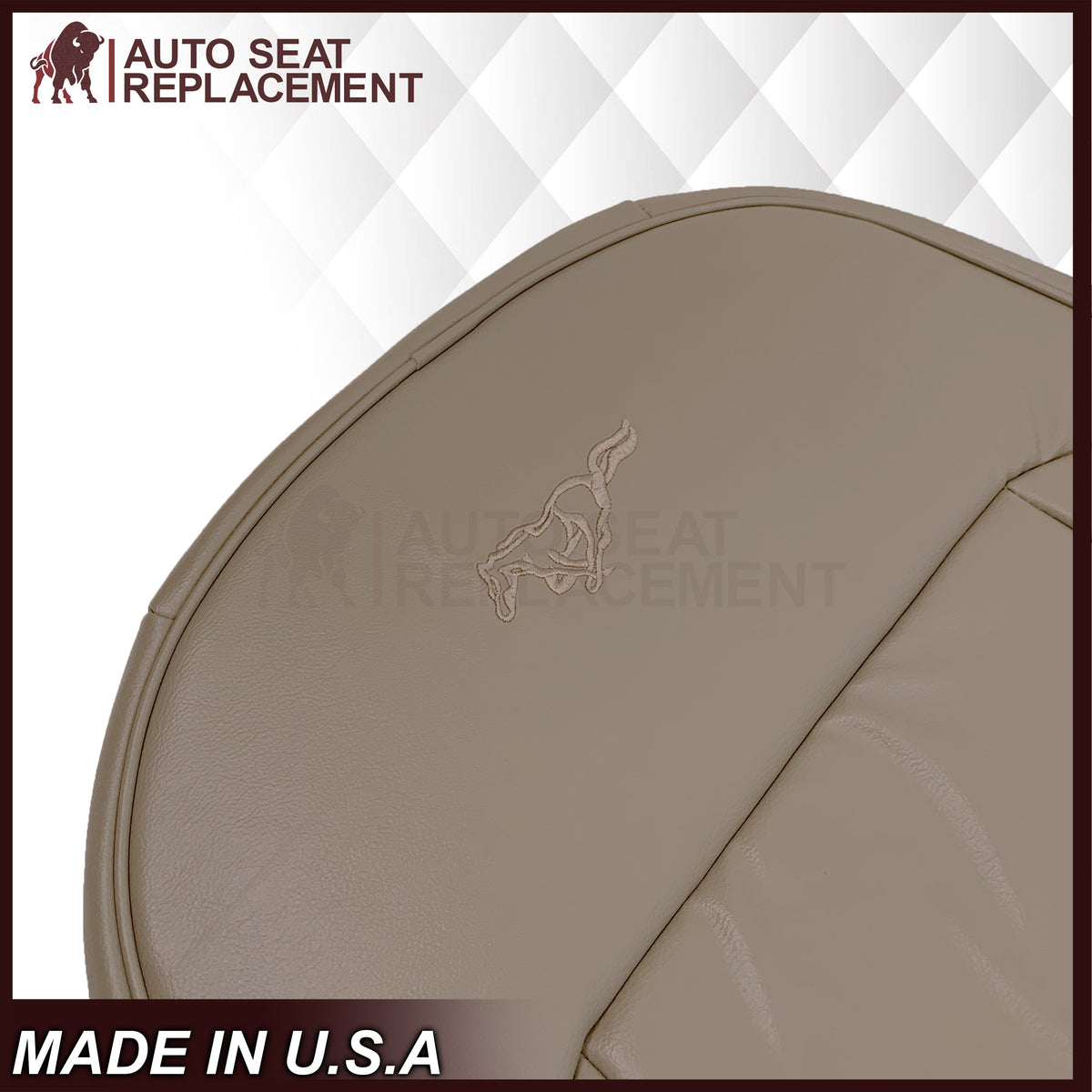 1999-2004 Ford Mustang V6 Replacement Seat Cover In Medium Parchment Tan: Choose From Variation