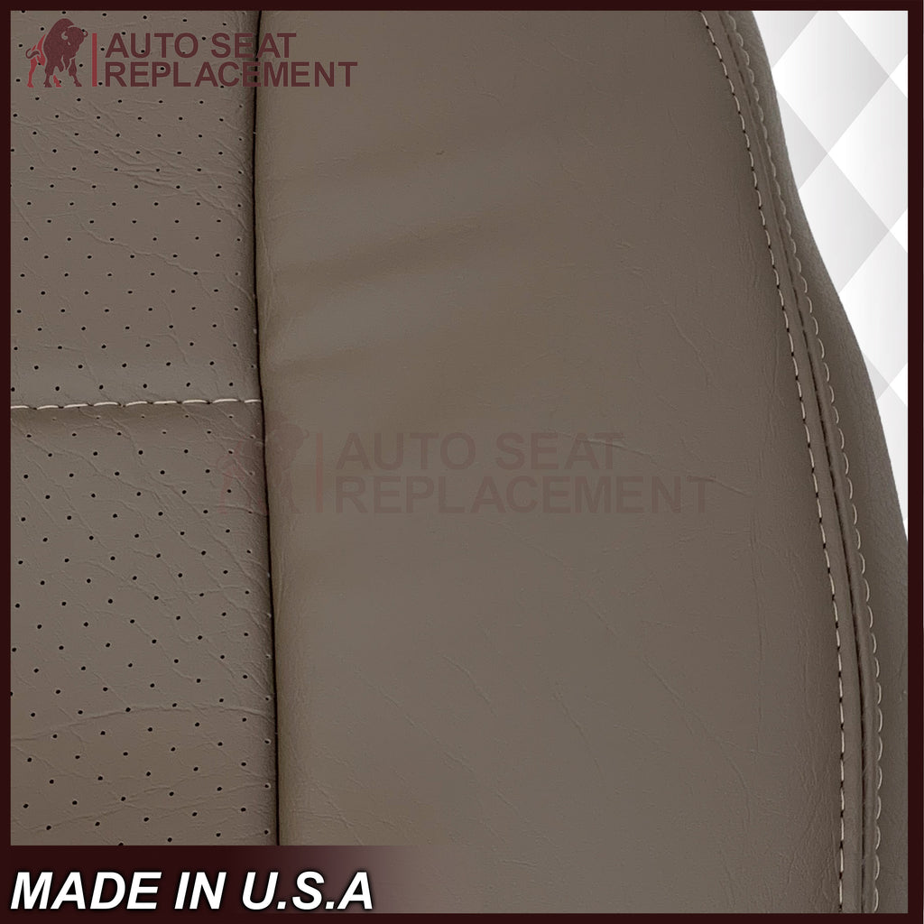 1992 - 1996 Ford Bronco Eddie Bauer Synthetic Leather Seat Cover In Mocha Tan