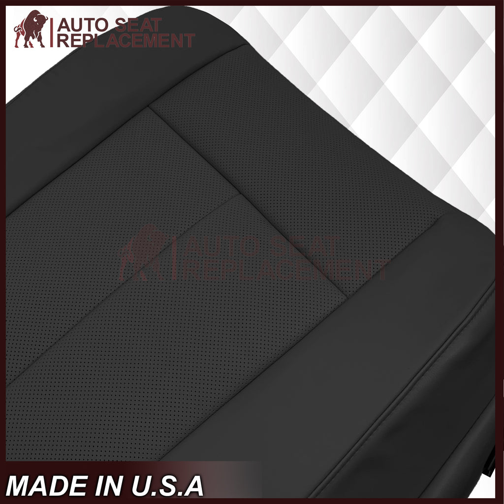2007-2014 Ford Expedition Perforated Replacement Seat Cover In Black
