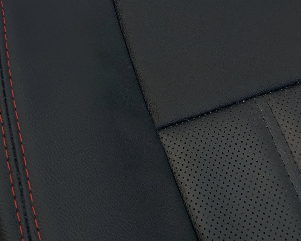 2008 - 2020 For Dodge Grand Caravan Replacement Bottom Seat Cover W/ Red Stitching: Choose your pattern