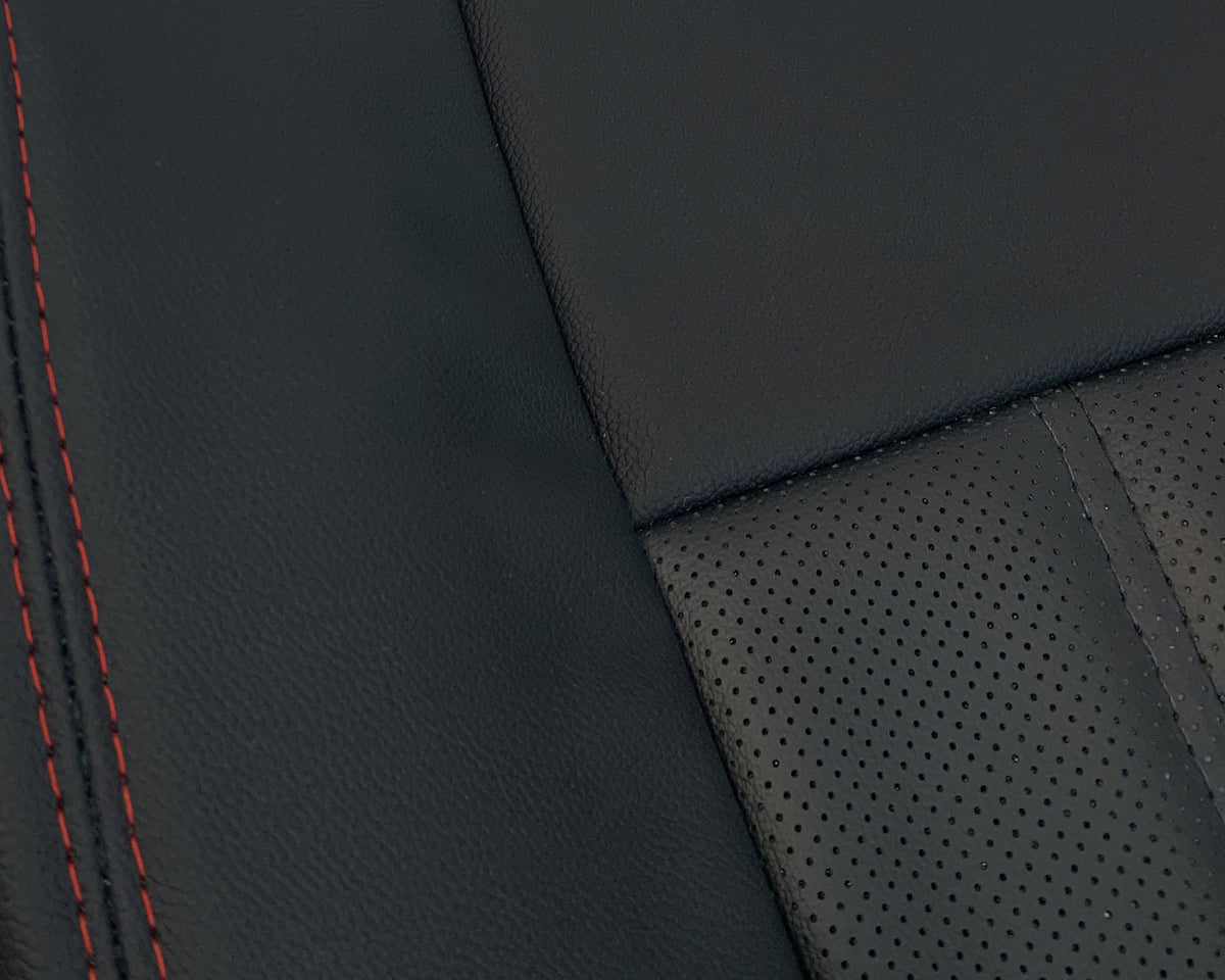 2008 - 2020 For Dodge Grand Caravan Replacement Bottom Seat Cover W/ Red Stitching: Choose your pattern