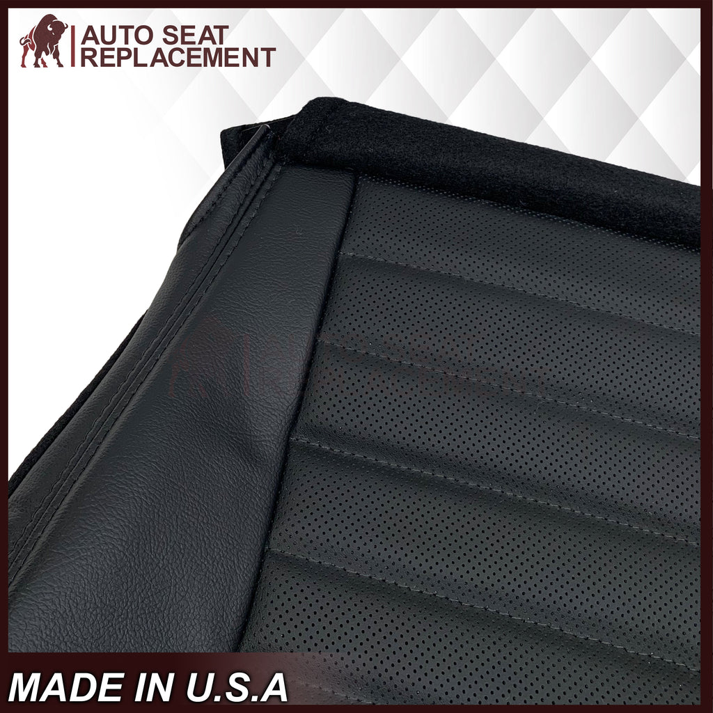 2005-2009 Ford Mustang GT V8 Convertible Replacement Seat Covers In Dark Charcoal: Black