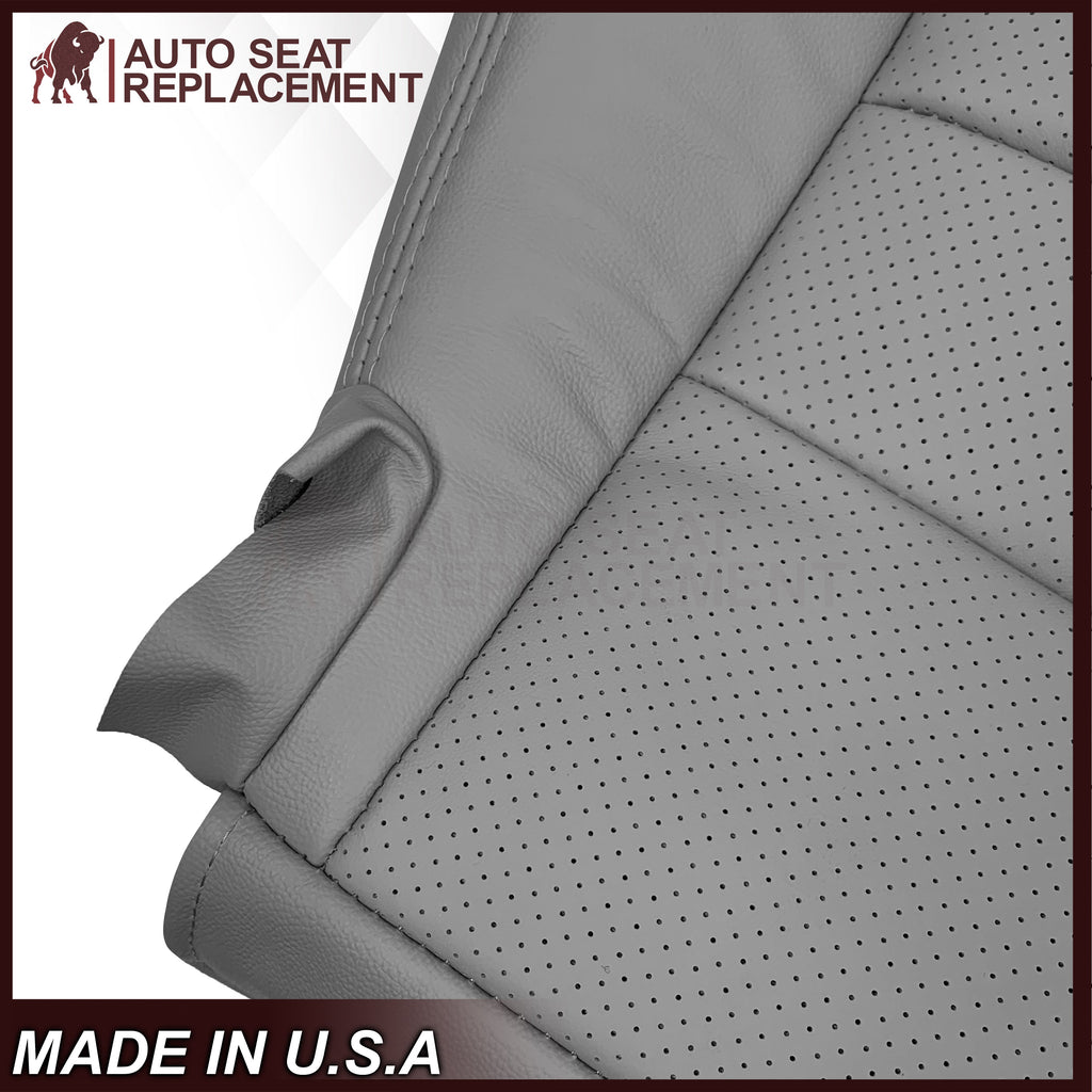 2005-2013 Chevy Corvette Replacement Seat Covers: C6 Gray Perforated