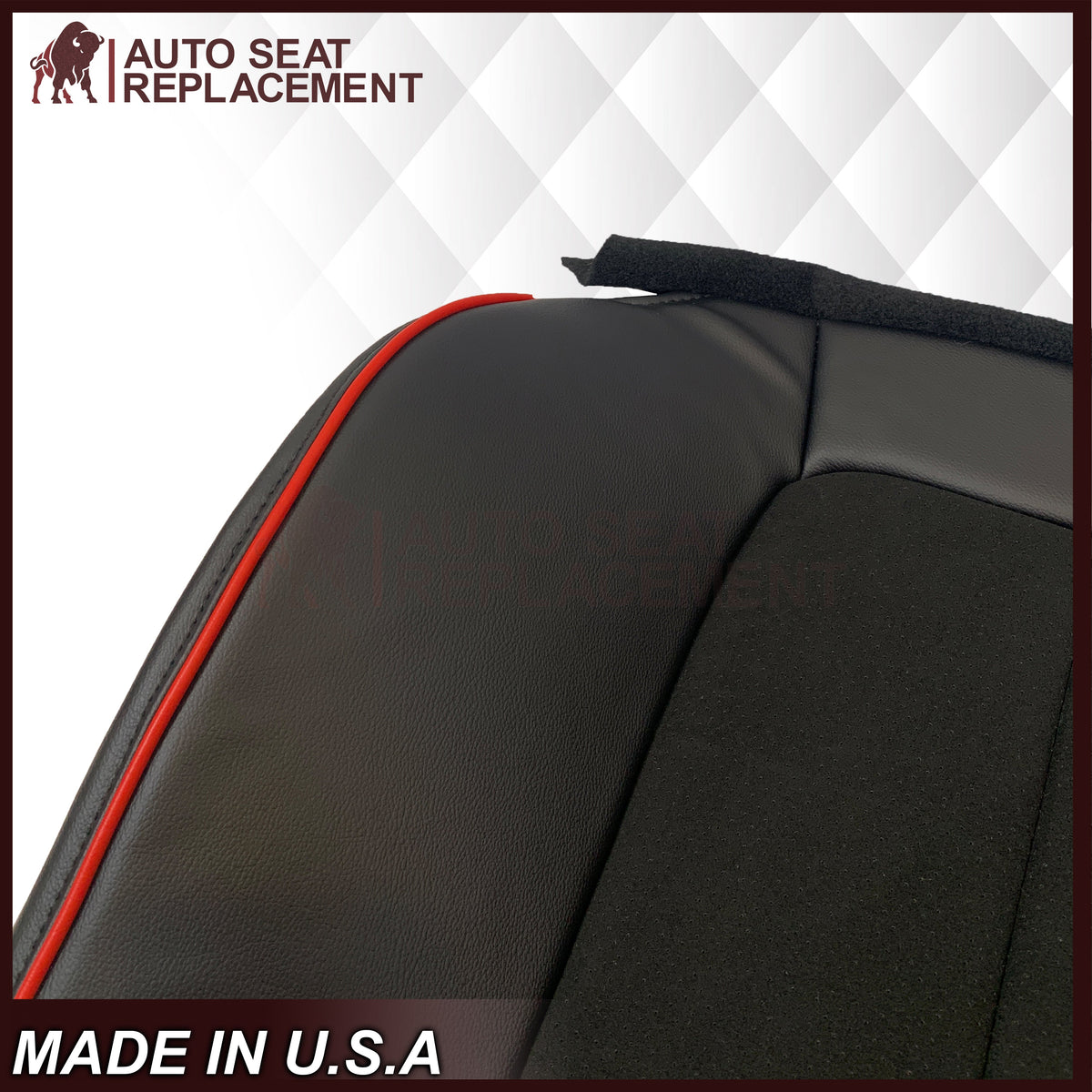 2013–2014 Ford F-150 FX4 Appearance Package Black Seat Cover with Suede Insert