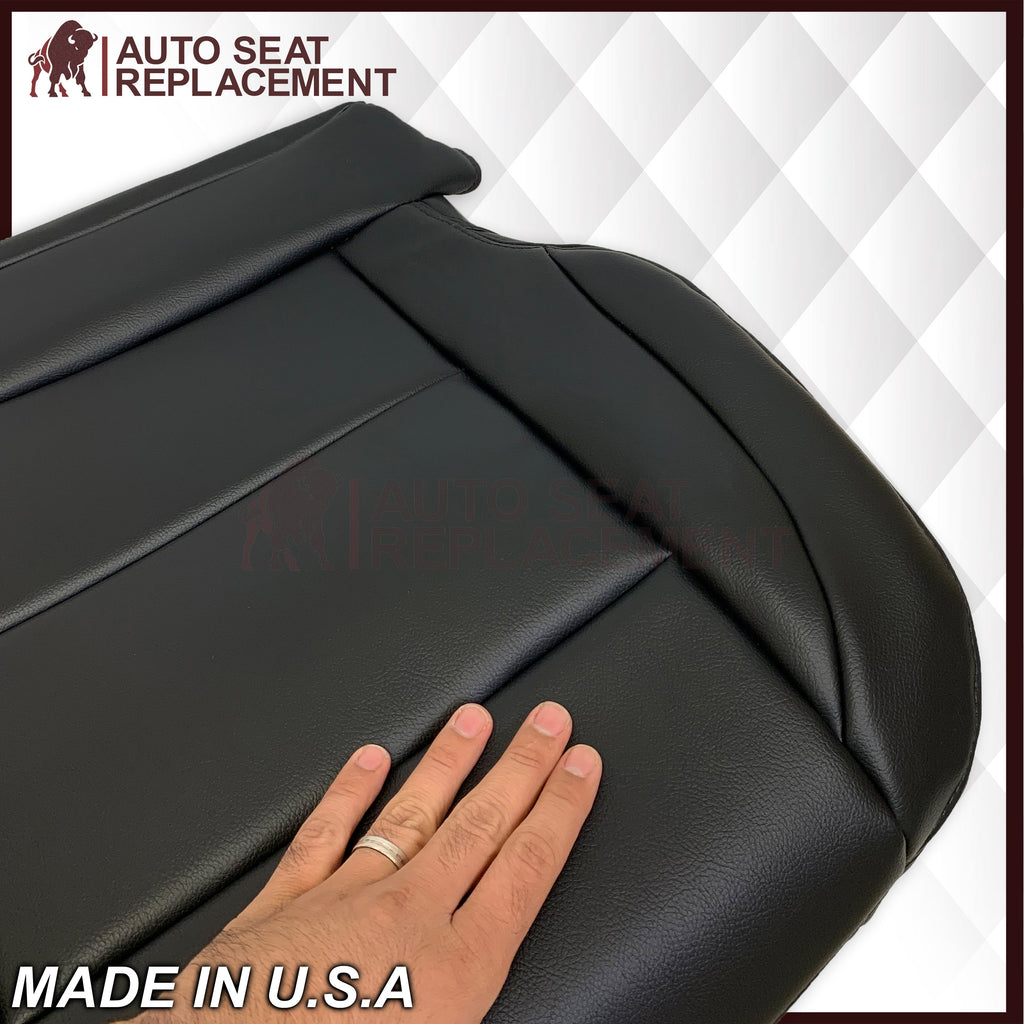 2005-2015 Nissan Titan Driver and Passenger Side Top and Bottom Seat Covers in Black : Choose from the variants