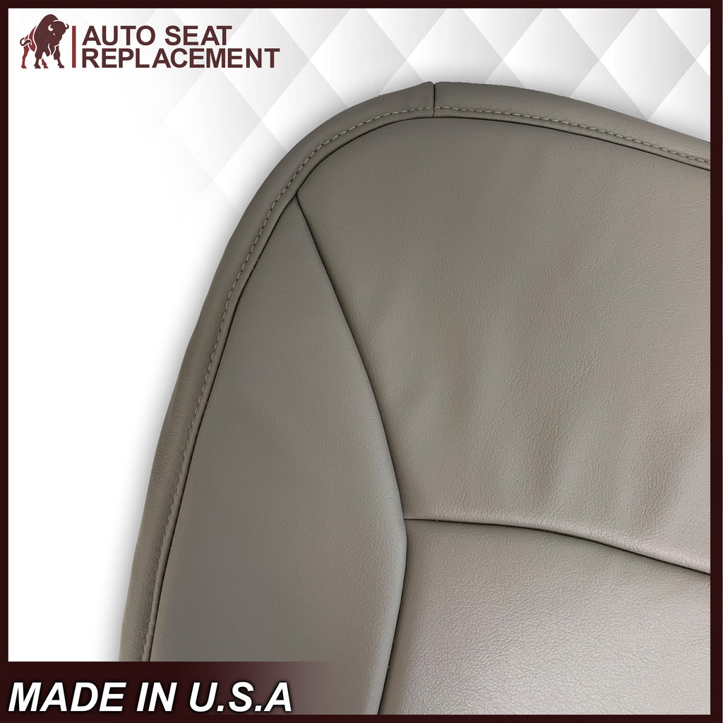 2000-2002 Ford E-Series Econoline Van E150 E250 E350 E450 Replacement Vinyl Seat Cover In SOLID Gray