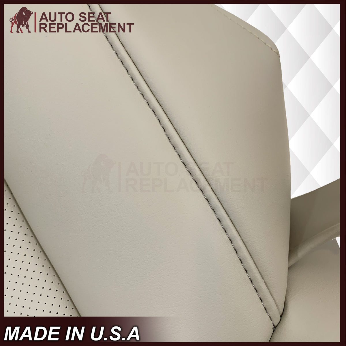 2010-2015 Lexus RX350 RX450H Replacement Synthetic Leather Seat Covers: Tan Perforated