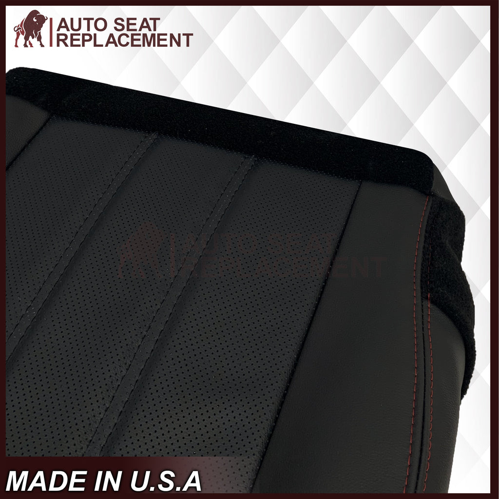 2008 - 2020 For Dodge Grand Caravan Replacement Bottom Seat Cover W/ Red Stitching: Choose your pattern