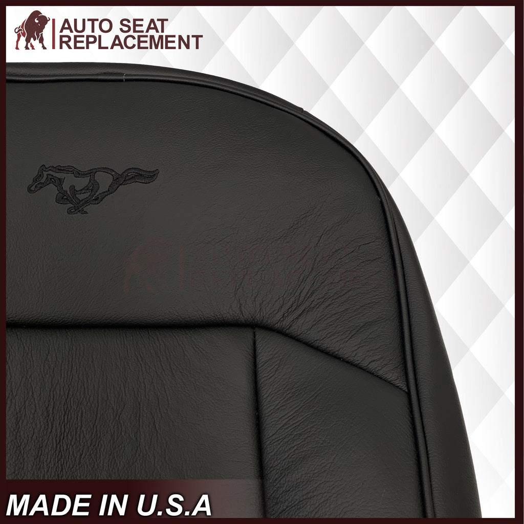 1999-2004 Ford Mustang V6 Replacement Seat Cover in Ebony Black: Choose From Variation