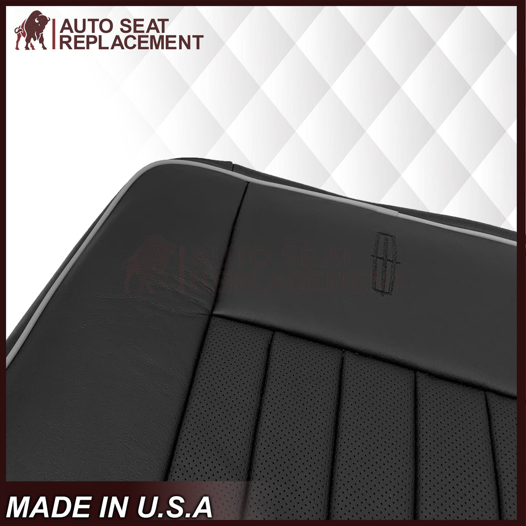 2003 - 2006 Lincoln Navigator Replacement Seat Covers in Black: Choose Genuine Leather or Vinyl