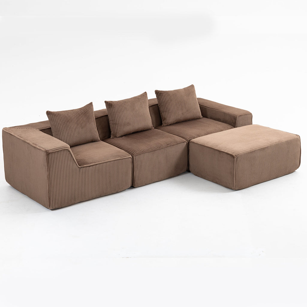 Multi person modular compression sofa that can be freely combined-33005-4