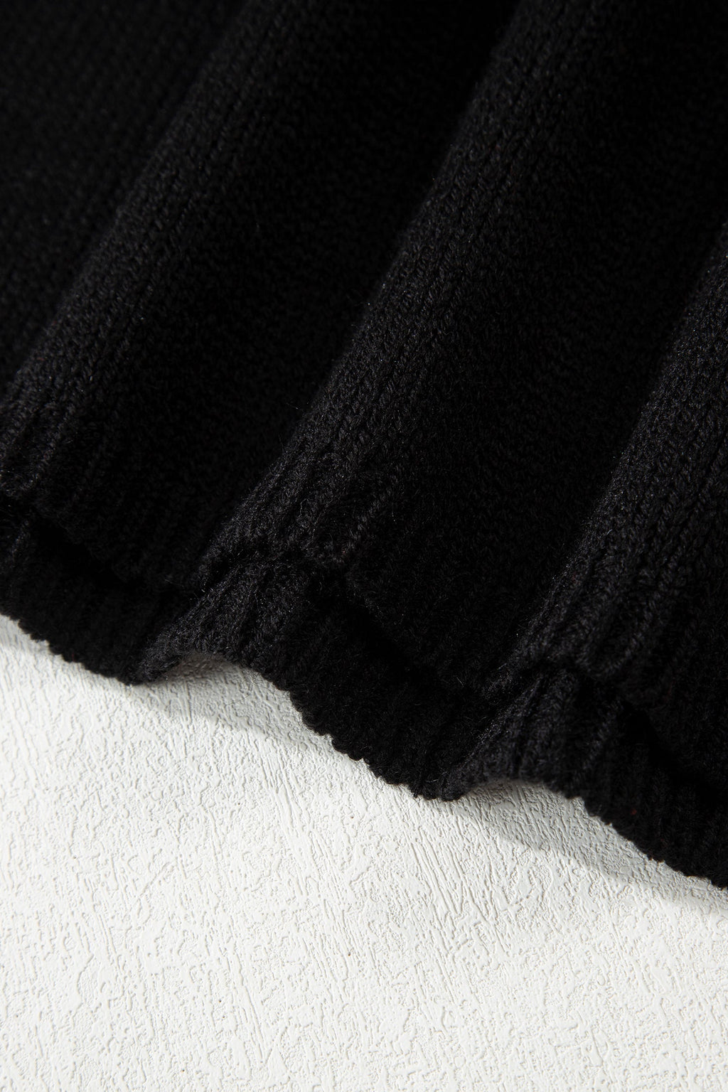 Bow Tie Backless Bubble Sleeve Sweater