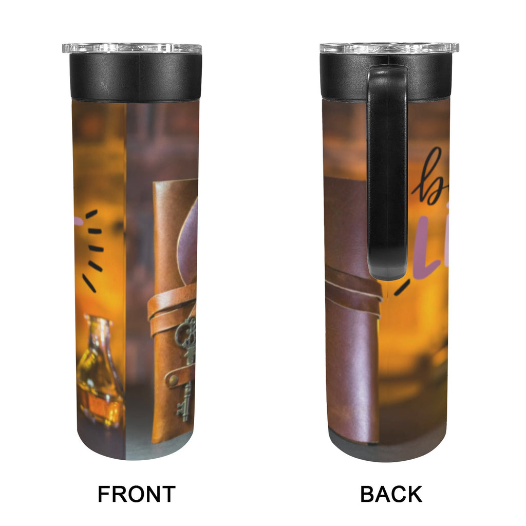 Be the Light Faith Based 20oz Insulated Water Bottle with Screw On Handle