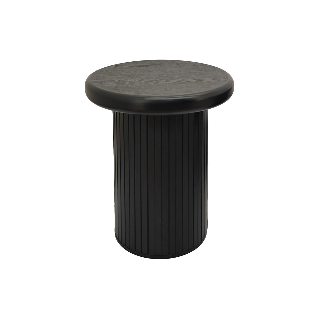 Modern Round Coffee Table Set – Dual Table Combination with Unique Fluted Table Leg Design, Stylish Living Room Furniture
