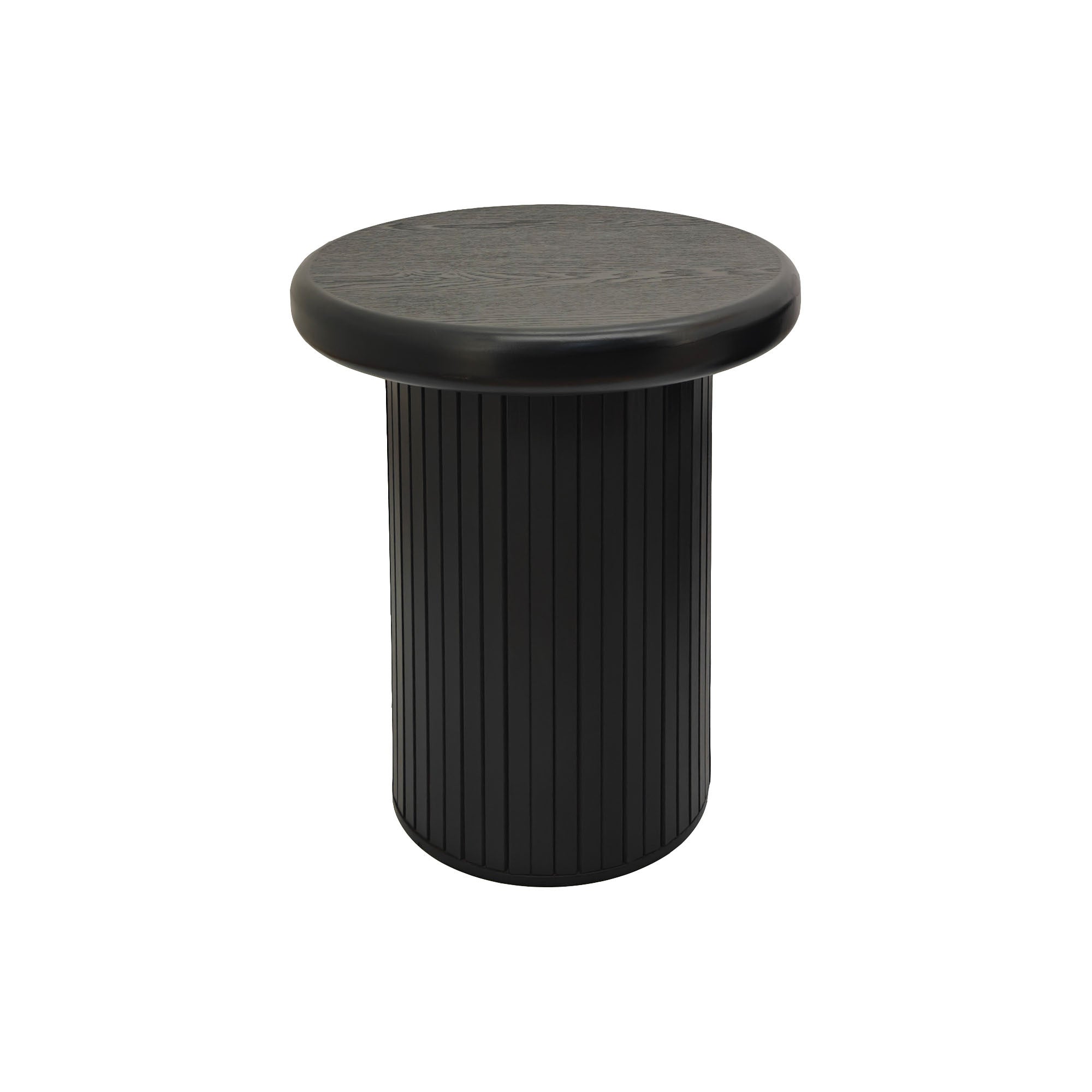 Modern Round Coffee Table Set – Dual Table Combination with Unique Fluted Table Leg Design, Stylish Living Room Furniture