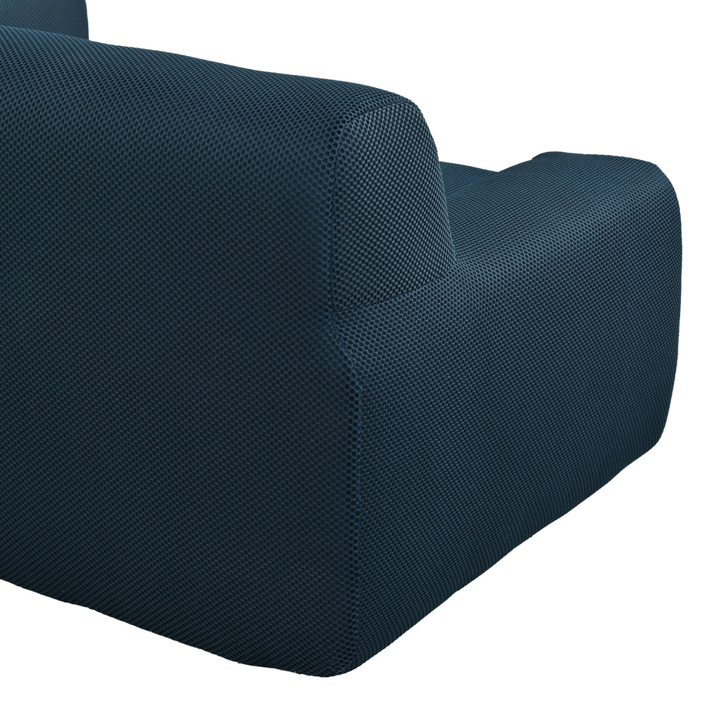 U_Style Modern Large L-Shaped Modular Sofa, Minimalist Style, 2-Piece Set with Free Combinations, Suitable for Living Rooms, Apartments, and Lounges