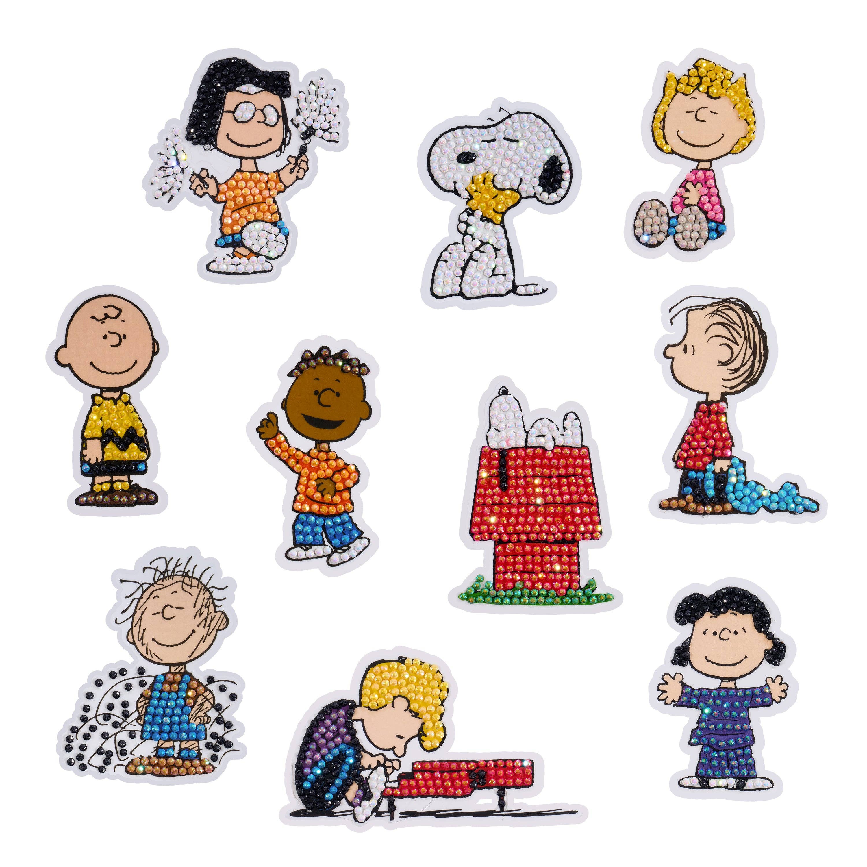 Diamond Art Club – Peanuts™ Diamond Painting Stickers (10-Pack)