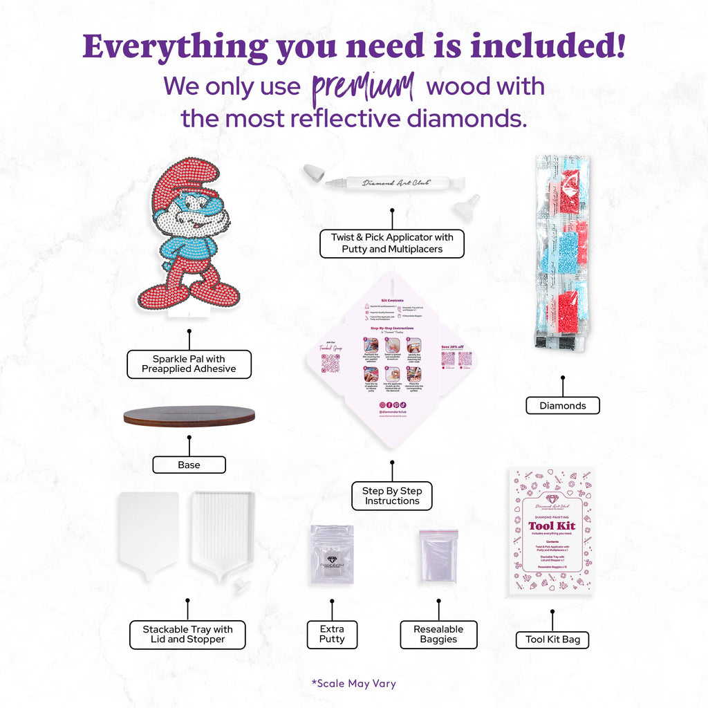 Diamond Art Club – Sparkle Pals™ - Papa Smurf™