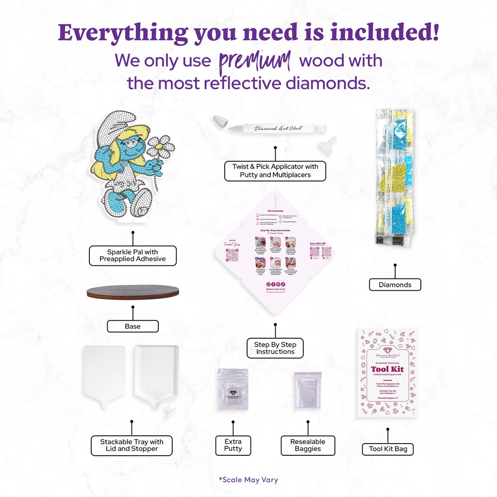 Diamond Art Club – Sparkle Pals™ - Smurfette™