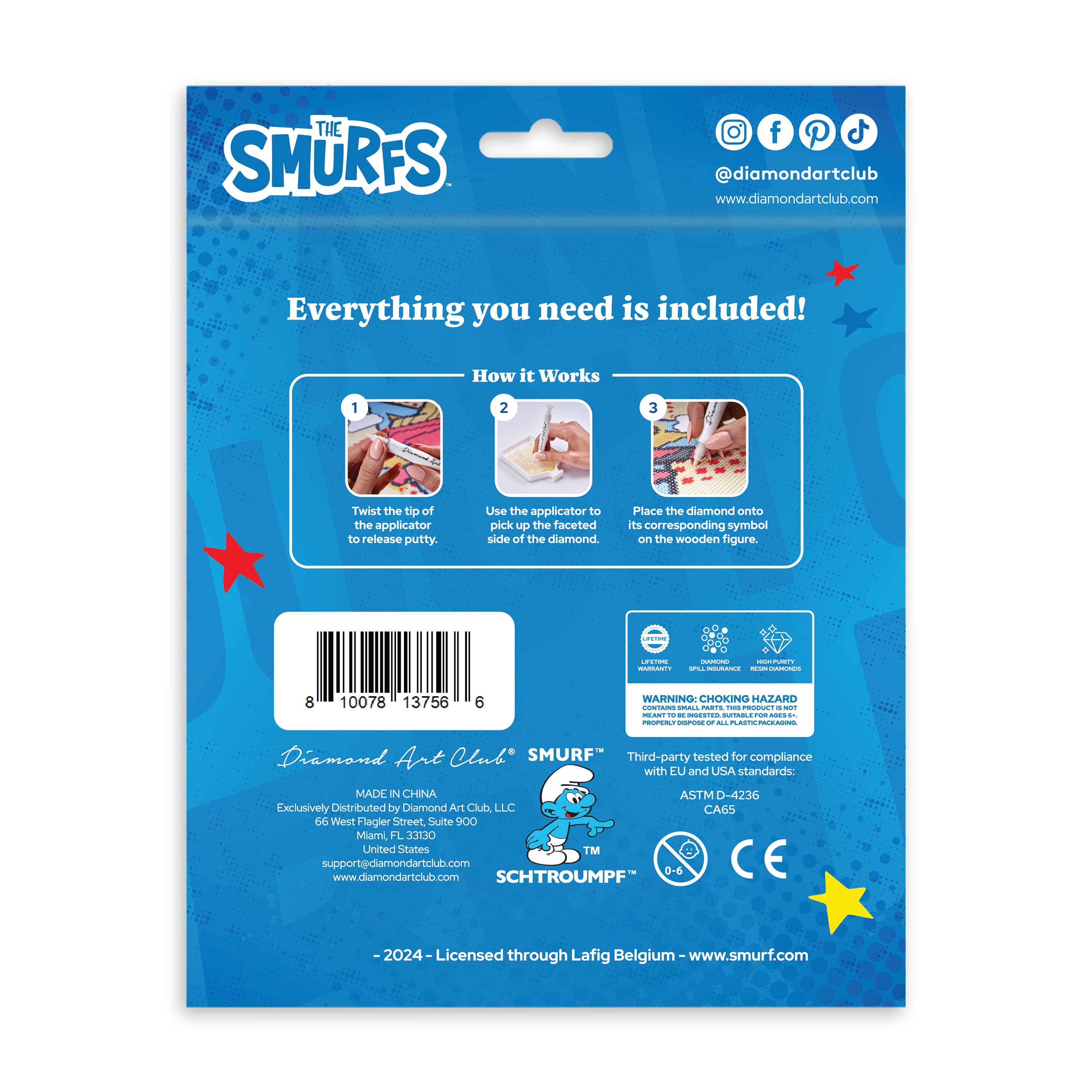 Diamond Art Club – Sparkle Pals™ - Smurfette™