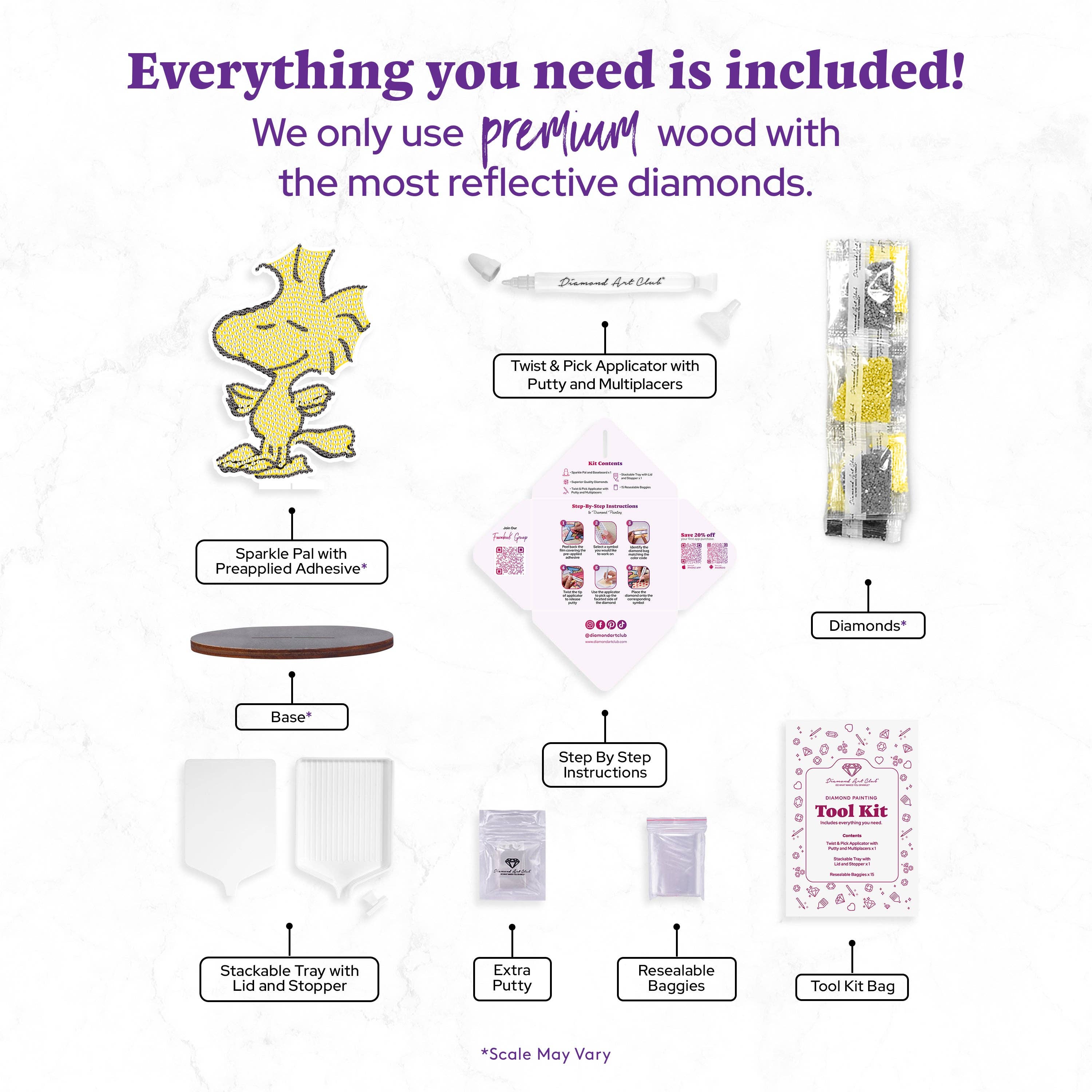 Diamond Art Club – Sparkle Pals™ - Woodstock™